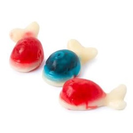 NY Spice Shop Gummy Whale Jelly Filled - 1 Pound Assorted Gummy Whales Candy - Whale Candy Party Favors - Sea Creatures Party Fun Gummi Candy - Delicious Fruit Flavors Gummies