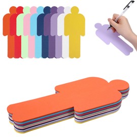 Set of 250 Presentation Cards for People, Flipchart, Paper, Flashcards, Teacher Supplies, Index Cards, Vocabulary Cards, Presentation Cards for Writing on for Study, Office, School, Moderation (10