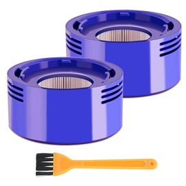 Vacuum Filter Replacement Compatible with Dyson V7, V8 Animal, V8 Absolute, SV10, SV11 Vacuum Cleaner, Hepa Post Filter Set Replacement Filter Part No. 965661-01 & 967478-01