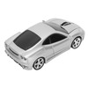 Wireless Mouse Silver Sports Car Style 2.4GHz USB Receiver 1600DPI