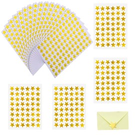 5400 Pcs 50 Sheets Gold Star Stickers Star Stickers for Reward Chart Small Star Stickers for Reward Chart Reward Chart Stickers Sticker Chart Mini Teacher Stickers Reward Merit Charts
