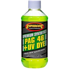 TSI Supercool A/C Comp Lube, UV Dye, 8 Oz, Flsh PNT 442 F, red/Yellow Tint (P46-8D)