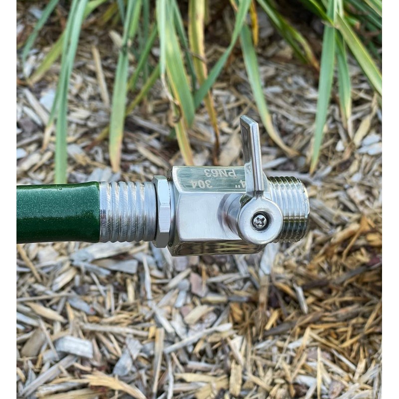 beduan Stainless Steel 3/4" Shut Off Valve GHT Thread Garden
