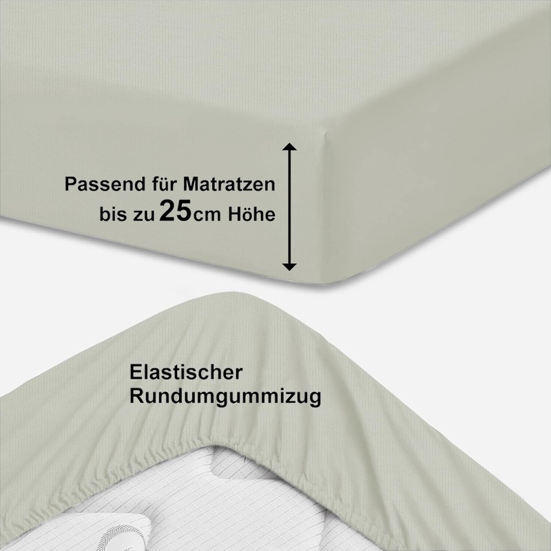 Cozita Basics Fitted Sheet 180 x 200 cm - 100%