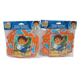 Designware GO DIEGO GO  HAPPY BIRTHDAY BANNER - LOT OF 2 PACKAGES -  PARTY SUPPLIES