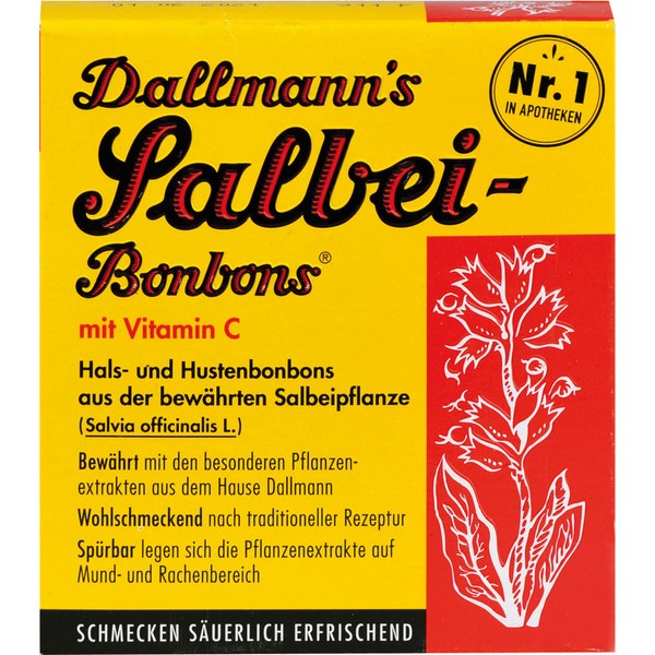 Dallmann's Salbei-Bonbons, 20 pcs. Candies