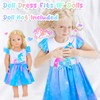 Sylfairy Doll and Girl Matching Nightgown Unicorn Outfit Princess Pajamas