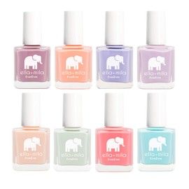 ella+mila Professional Nail Polish Set - Quick Dry Nail Polish - Long-Lasting & Chip Resistant Nail Polish Kit (BonBon Collection - 8 Pack - 0.45 fl oz each)