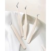 Pack of 2 Eyelash Tweezers for Eyelash Extension, Professional Precision