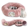 Yaning Bubble Cat Tunnel for Indoor Cats, Round Peekaboo Cave