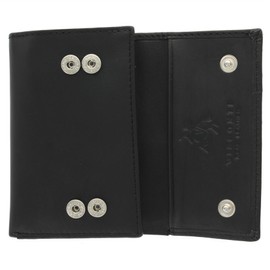 Visconti Compact Leather Keycase Wallet 1178 Black