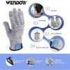 Wendon Oyster Knife Set-2 Knives & L5 Cut Resistant Gloves