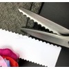 (Scalloped 7 mm) - Pinking Shears, Professional Stainless Steel Dressmaking