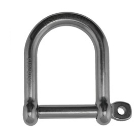 US STAINLESS Stainless Steel 316 Wide D Shackle 5/16" (8mm) Marine Grade
