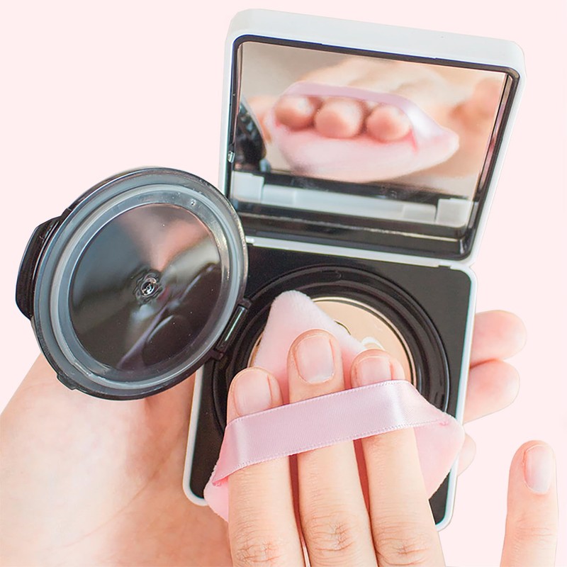 8 Pcs Powder Puff Face Triangle,2 Colors Face Makeup Puff