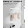 Vikaqi Wall Mounted Clothes Drying Rack 23.6", Foldable Wall Mount