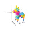 Abaodam 4 pcs Donkey Pinata Festival Party Supplies for Cinco