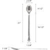TrueCraftware- 21-inch Extra Long Basting Spoon Stainless Steel 1.5 mm