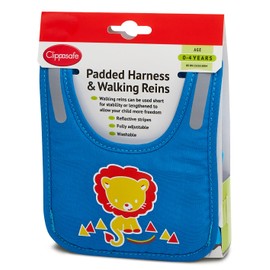 Clippasafe Padded Harness & Reins (Lion Motif)