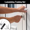 Lock Picking Training Tool, Universal Folding Lock Pick Kit with
