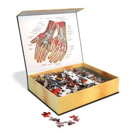 Dr. Livingston's Human Hands Anatomy Puzzle - A Medically Accurate Jigsaw Puzzle of the Hands - Educational and Engaging Toy about the Human Body - Unique Science Gift for Doctors, Nurses and Teachers