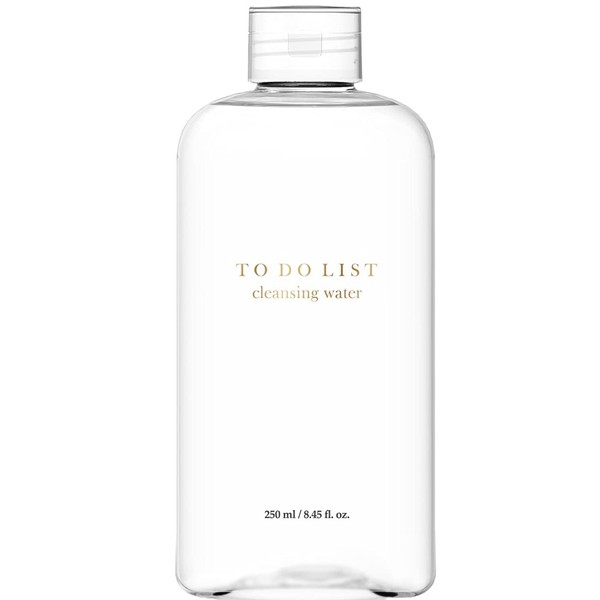 TO DO LIST Cleansing Water | Premium Micellar Water Make up Remover | Oil-free Lip & Eye Makeup Remover | Agua Micelar | 8.45 Fl. Oz. | Korean Skin Care For All Skin Types (Pack of 1)