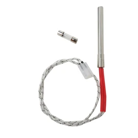 Upgrade Hot Rod Ignitor Kit for Traeger 070 075 Texas Elite Series Pro 22 Pro 34, for Lil Tex Elite Series BBQ Series and More Wood Pellet Grills - Tube Length 3.85 in, Wire Length 23.62 in by Gxcdizx