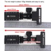 Retractable Long Focus Lens Support Stand Bayonet Protector, Foldable Camera