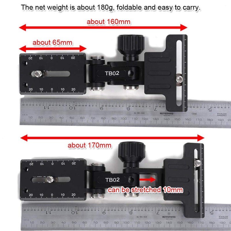 Retractable Long Focus Lens Support Stand Bayonet Protector, Foldable Camera