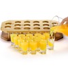 SOUJOY 16 Shot Glass Server Tray Set, 1 oz Shot