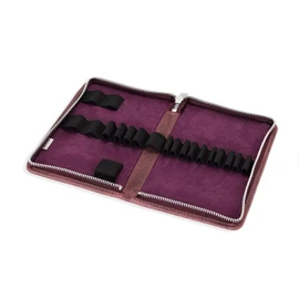 Exclusive Pencil Case Large Buffalo Leather Rust Red Jahn-Tasche 014