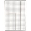 Spectrum Diversified Grid Silverware Tray, Large, Satin Nickel
