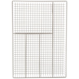 Spectrum Diversified Grid Silverware Tray, Large, Satin Nickel