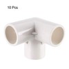 sourcing map 3 Way Elbow PVC Pipe Fitting Furniture Grade