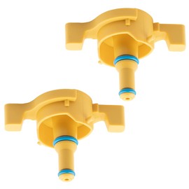 2PCS Fuel Filter Housing Drain Plug, Fuel Drain Valve, Fits F350 F250, Diesel 6.7L Billet HFCM Fuel Water Separator Drain Plug, Ford Super Duty 2017-2022 F350 F250, Replace HC3Z-9J305-A