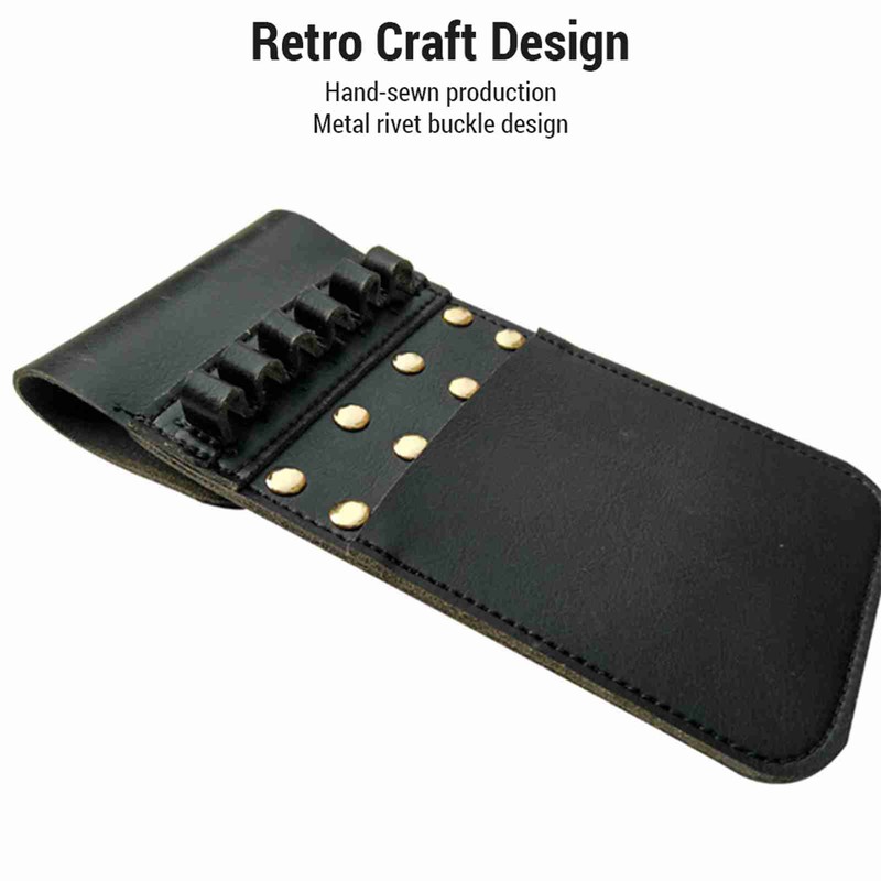 Quiver Arrow Bag Retro Metal Snap Buckle Design Leather Microfiber
