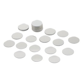 QEEYON 50Pcs Mini Acrylic Mirror Tiles, 1 inch Self Adhesive Round Mirror Stickers Mosaic Tiles, Small Decorative Mosaic Mirror Sheets Circles for DIY Crafts, Wall Decor, Jewelry Making