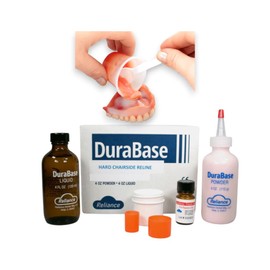 Hard Denture Reline Kit – Chairside Acrylic Repair and Rebase Conditioner for Long-Lasting Fit and Comfort