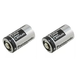 Panasonic CR2-2PK Photo Lithium 3V Batteries for Mini 25, Mini 50, Mini 50S, Mini 55, Pivi MP-100 and SP-1- Silver (Pack of 2)