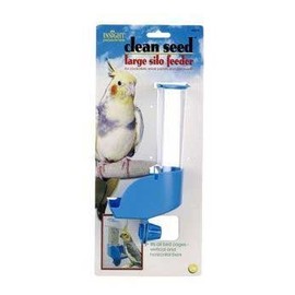 JW Insight Clean Seed Silo Bird Feeder Large - (2.75" W x 8.25" H) - Pack of 2