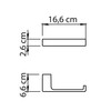 Gedy Pirenei Toilet Roll Holder Brushed