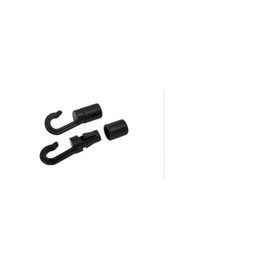 Open Bungee Hook with Sleeve - Blk