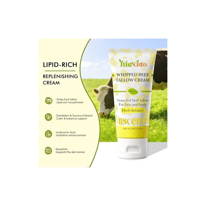 Grass-Fed Beef Tallow Moisturizer: The Everything Cream for Face and