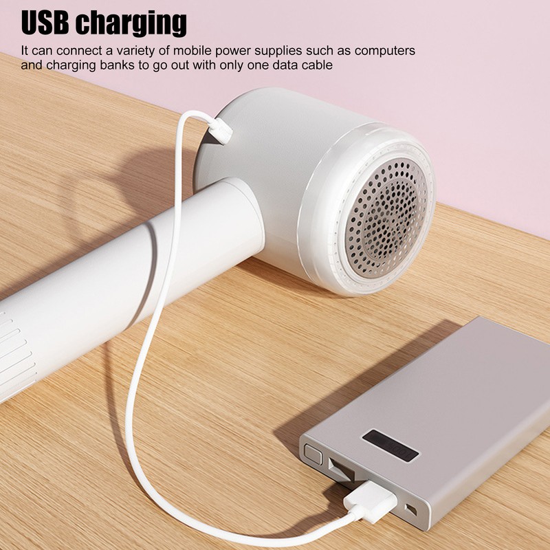 Electric Lint Shaver Fuzz Removing 6 Blades High Efficiency Lint