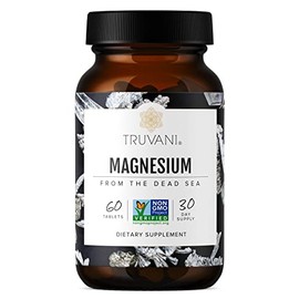 Truvani Tabletas De Óxido De Magnesio De 400 Mg  60 Tabletas  Favorece La Calma Y El Sueño, La Salud De Los Huesos, La Salud Muscular Y La Salud...   