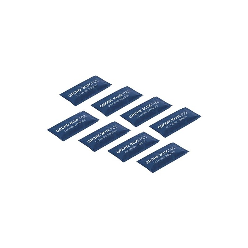 GROHE Blue Fizz 41252000 Cleaning Powder Set (8 x 35
