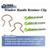 JS 10 Pcs JS76980 Window Handle Retainer Clip Assortment, Vehicle