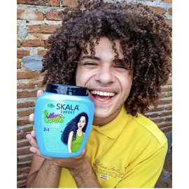 Relax Company SKALA Hair Type 3ABC Mais Cachos - More Curls Eliminate Anti Frizz, 2 in 1 Conditioning Treatment Cream and Cream To Comb - 35.2Oz - Curly Hair, as seen