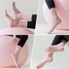 TOAMOUR Pilates Socks with Grips for Women, 4 Pairs Non