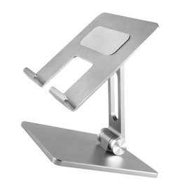 LABRIMP 1Pc Adjustable Laptop Cooling Rack Portable Desktop Stand for Ergonomic Use Silver Holder for All Laptop Lightweight and Stable Design for Office and Home